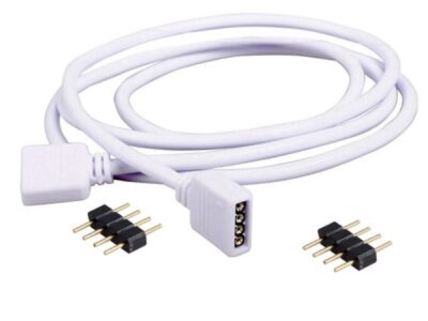 2m 4 PIN Verlängerung Kabel für LED RGB Streifen Strip Band Leiste 4 polig